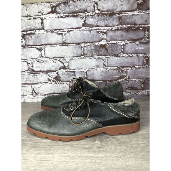 Sperry Top Sider Gray Black Leather Oxfords Lace Up Shoes Men’s Sz 11.5M US/45EU main image 7